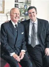  ?? ROGERSNEWS TORONTO STAR FILE PHOTO ?? Ted Rogers with son Edward in 2003.