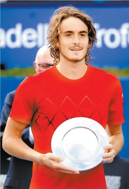  ??  ?? El nuevo miembro del Top 50 es el griego Stefanos Tsitsipas