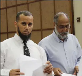  ?? Photo: File ?? On trial… Grant Noble and Dinath Azhar.