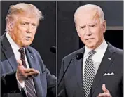  ?? PATRICK SEMANSKY/AP ?? President Donald Trump will be at a town hall event Thursday on NBC. Democratic rival Joe Biden will appear at a similar event at the same starting time on ABC.