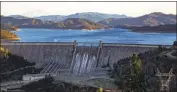  ?? Kent Nishimura Los Angeles Times ?? THE SHASTA Dam serves many purposes, including f lood control, water storage and creating hydropower.