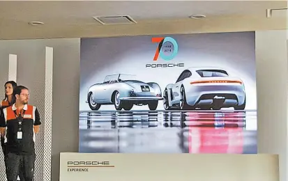  ??  ?? Porsche cumple 70 años a nivel mundial.