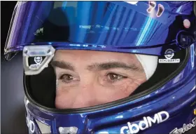  ?? JOHN RAOUX — THE ASSOCIATED PRESS ?? Jimmie Johnson prepares for a practice session for the Daytona 500on Feb. 18.