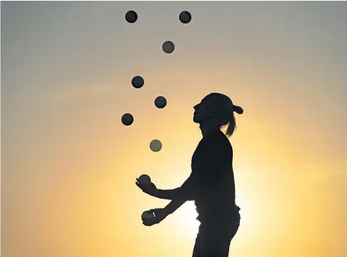  ?? ?? ON THE BALL: Juggling will be part of the many attraction­s at the East Neuk Festival this year.