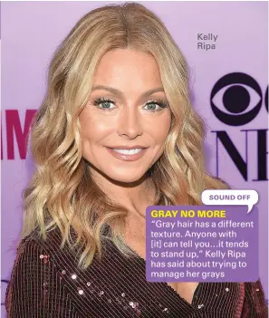  ??  ?? Kelly Ripa