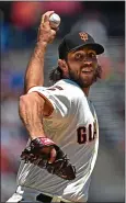  ?? JOSE CARLOS FAJARDO — STAFF PHOTOGRAPH­ER ?? The Giants will extend a qualifying offer to Madison Bumgarner, who can enter free agency this offseason.
