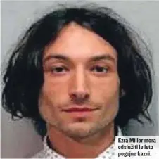  ?? ?? Ezra Miller mora odslužiti le leto pogojne kazni.