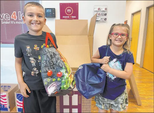  ?? Move 4 Less ?? Kids can win a backpack full of electronic­s, gift certificat­es and school supplies in the Move 4 Less Create Your Dream Home Art Contest. Deadline is Aug. 8.