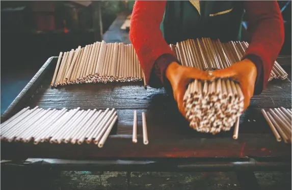  ?? PATRICIA DE MELO/GETTY IMAGES ?? It takes an internatio­nal village to produce a pencil. Everyday objects are deceptive in their ability to conceal the vast resources required to make them.