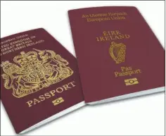  ??  ?? There has been a spike in passport applicatio­ns from Northern Ireland.