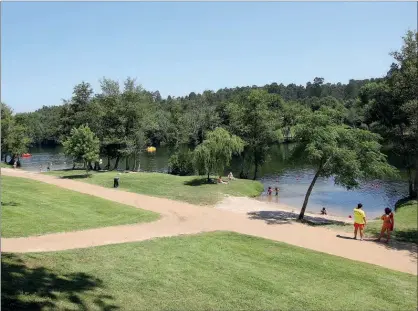  ?? ?? Mulher foi agredida na praia fluvial de Adaúfe, em Braga, em setembro do ano passado