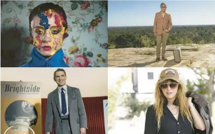  ?? NETFLIX, APPLE TV+AND PEACOCK ?? New shows in early 2023 include, clockwise from left,“Copenhagen Cowboy,”“The Reluctant Traveler,”“Hello Tomorrow!”and“Poker Face.”