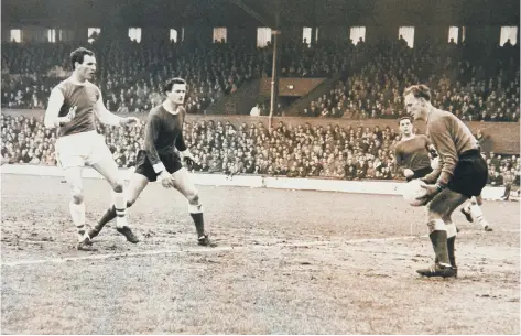  ??  ?? Derek Dougan (left) in action for Posh.