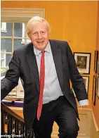  ??  ?? Boris Johnson , arriving back at Downing Street after the birth of his son has delayed his paternity leave.