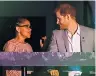  ??  ?? Brownie points: at the Invictus Games, Prince Harry speaks with Doria Ragland, left; Kate’s mother Carole Middleton, below