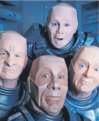  ?? Picture: PA. ?? Popular television programmes like Red Dwarf, above, have disappeare­d from Virgin Media customers’ TV listings due to a dispute.