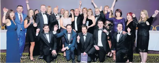  ??  ?? >
All the winners celebratin­g at the inaugural Solihull Chamber of Commerce Awards