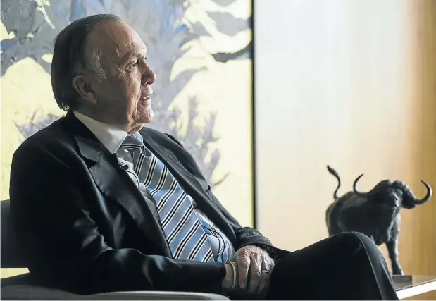  ?? Picture: Bloomberg via Getty Images/Waldo Swiegers ?? Christo Wiese launched a R59bn lawsuit against Steinhoff last year claiming for repayment of, among other things, a cash injection made to Steinhoff.