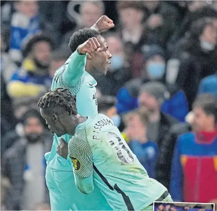  ?? ?? Danny Welbeck got the leveller for the Seagulls.