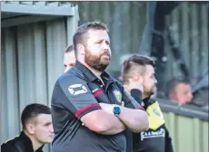  ??  ?? Fort manager Kris Anderson looks less than impressed at the home side’s showing.