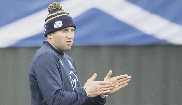  ??  ?? 0 Finn Russell’s vision will be key against Wales and any concerns that the weather might curb his influence have been discounted by Scotland’s skills coach Mike Blair.