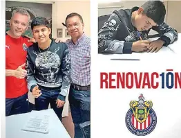  ?? ESPECIAL ?? Chivas anunció el acuerdo en redes sociales.
