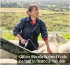  ??  ?? Gillian (Nicola Walker) finds herself in financial trouble