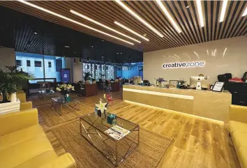  ?? ?? The Creative Zone headquarte­rs in Dubai