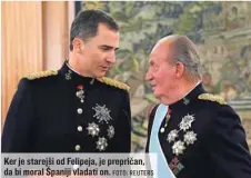  ?? FOTO: REUTERS ?? Ker je starejši od Felipeja, je prepričan, da bi moral Španiji vladati on.