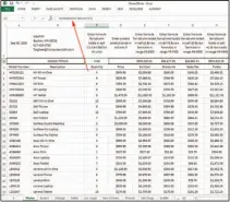  ??  ?? Enter+ calculate formulas in Master for multiple sheets.