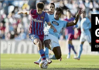  ?? ?? Nico González Baja en la Sub-21 con una sobrecarga