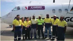  ?? Credit: Air Niugini ?? Air Niugini Cargo team