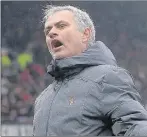  ??  ?? CROWD-TEASER: Jose Mourinho