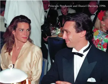  ??  ?? Princess Stephanie and Daniel Ducruet, 1996