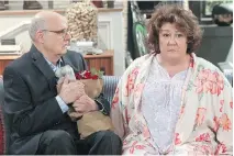  ?? MONTY BRINTON / CBS ?? Jeffrey Tambor and Margo Martindale in the CBS sitcom The Millers. Martindale has portrayed a wide variety of characters in her career, earning her the label of a character actress.