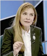  ?? F.E ?? Carolina Mejía, alcadesa del Distrito Nacional, destaca logros de su gestión.