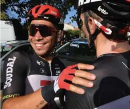  ?? FOTO EPA-EFEAP ?? In anderhalve Tour de France zit de Australisc­he pocketspri­nter van Lotto Soudal al aan vijf zeges.