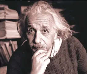  ??  ?? Albert Einstein