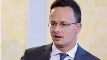  ??  ?? Budapest. Il ministro degli Esteri ungherese Peter Szijjarto, 38 anni, braccio destro del premier Orban