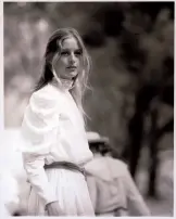  ??  ?? Left: Anne-Louise Lambert as Miranda by David Kynoch. Film: Picnic at Hanging Rock, 1975. National Film and Sound Archive of Australia, courtesy Peter Weir, Picnic Production­s.