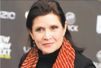  ?? Chris Pizzello / Associated Press 2011 ?? The autopsy for Carrie Fisher says the significan­ce of the drugs found in her system with regard to cause of death cannot be determined. The actress died Dec. 27 in Los Angeles.