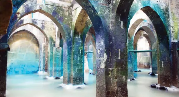  ??  ?? The Pool of the Arches allows visitors to relive the city’s glorious past PhotoStock-Israel/Alamy