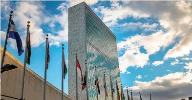  ?? ?? Sede de las Naciones Unidas, en Nueva York.