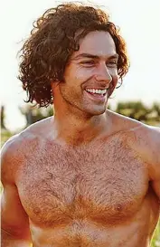  ??  ?? Steamy: Aidan Turner as Ross Poldark