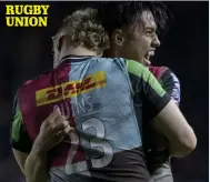  ?? ?? NAILED IT: Quins’ Smith celebrates last-gasp kick