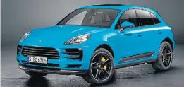  ?? PORSCHE ?? Lançado em 2014, Macan ganhou primeira atualizaçã­o no visual