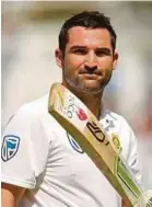  ??  ?? South Africa’s Dean Elgar