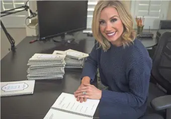  ??  ?? Journaling has helped Andrea Robinson, a former TV personalit­y on Channel 10 (KSAZ).