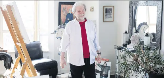  ?? CHRIS YOUNG/THE CANADIAN PRESS ?? Struggling with anxiety and depression throughout his life, veteran Canadian actor Gordon Pinsent has written the self-funded short film Martin’s Hagge.