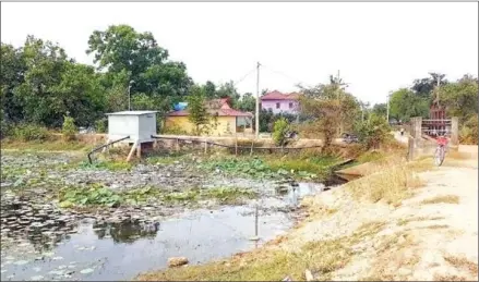  ?? CNC ?? The ancient Prey Peay dam in Tuol Ampil commune of Kampong Speu province’s Baset district.